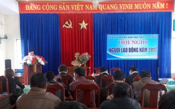 Công ty TNHH một thành viên Khai thác thủy lợi Đà Nẵng tổ chức Hội nghị Người lao động năm 2017